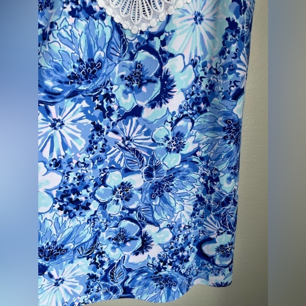 Lilly Pulitzer Pearl Soft Soft Shift Coastal Blue Catch N Keep dress - Picture 7 of 11